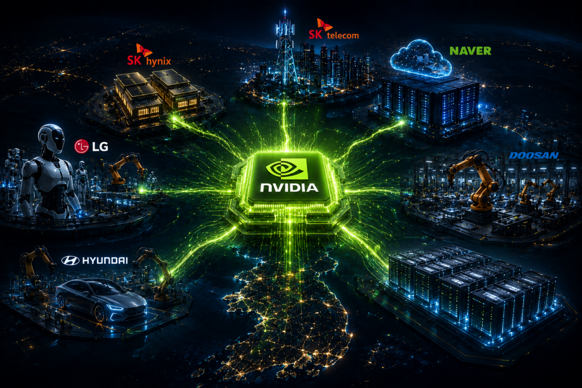 Η Nvidia χτίζει το κορεατικό της προπύργιο: Data centers, ρομπότ και η επόμενη φάση της AI