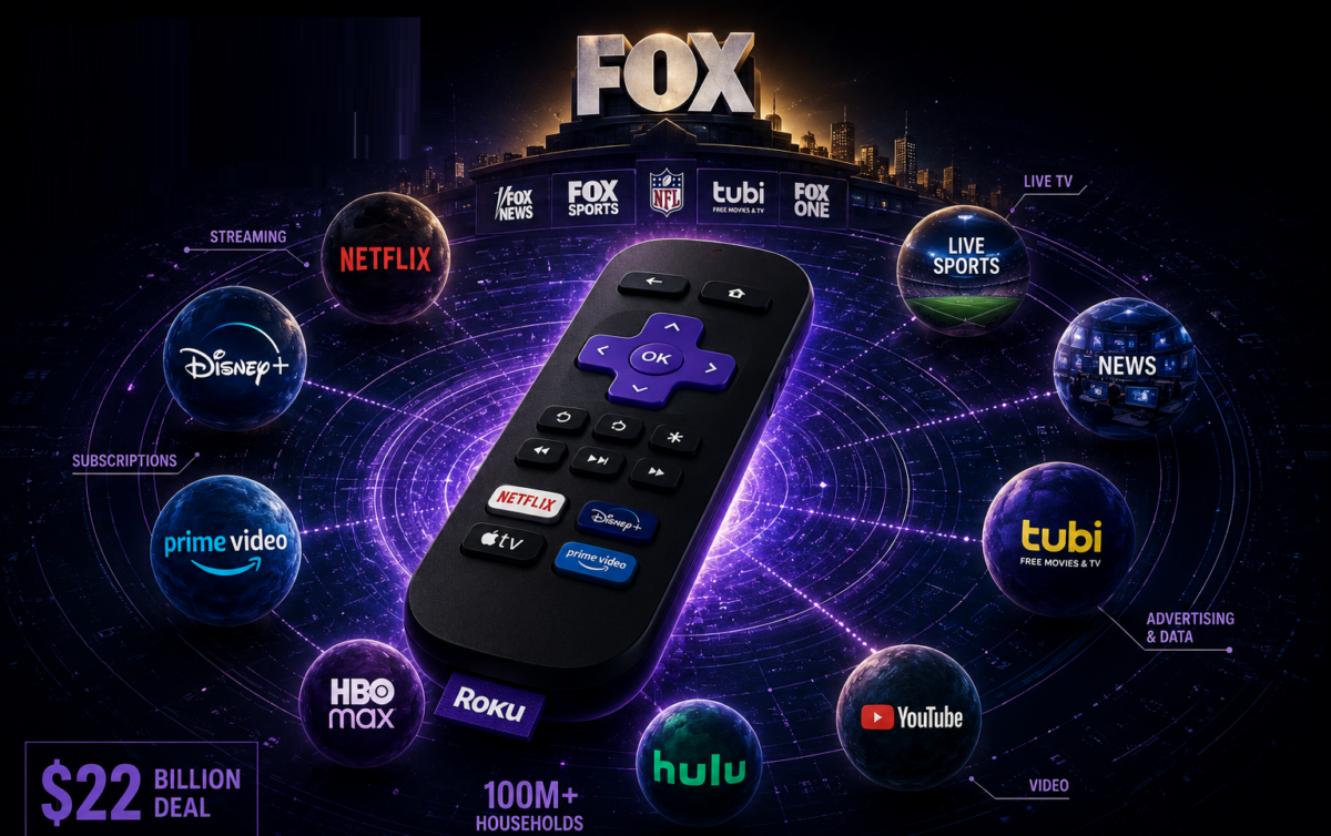 Η Roku ήταν η πόρτα του streaming και η Fox πλήρωσε $22 δισ. για τα κλειδιά