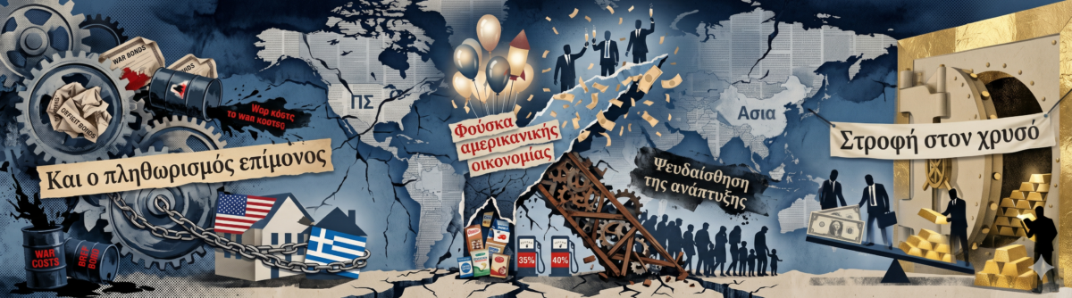 Η φούσκα των αμερικανικών αγορών, η στροφή στον χρυσό και η ψευδαίσθηση της ανάπτυξης