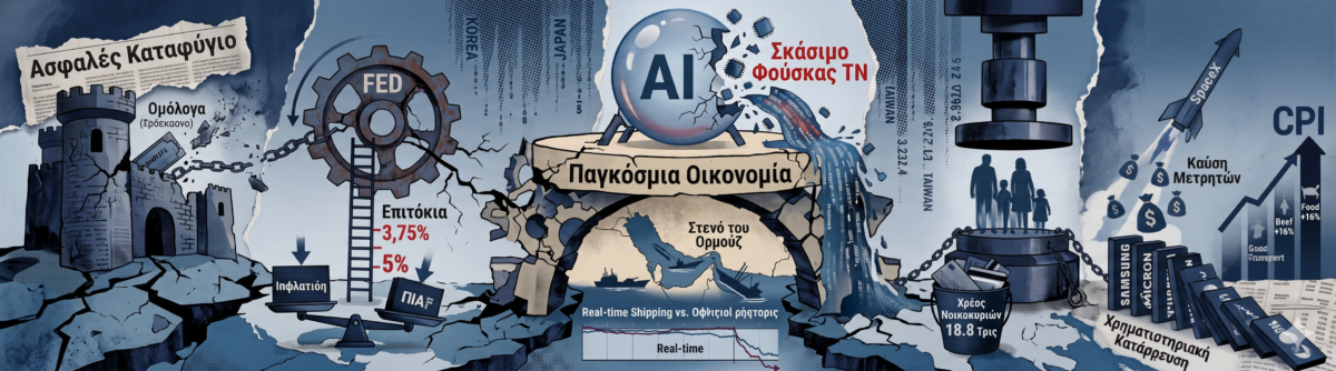 Παγκόσμια οικονομική κατάρρευση: Η φούσκα της Τεχνητής Νοημοσύνης σκάει και παρασύρει τα πάντα