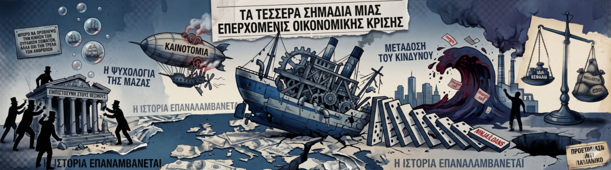 Τα τέσσερα σημάδια μιας επερχόμενης οικονομικής κρίσης: Πώς η ιστορία επαναλαμβάνεται