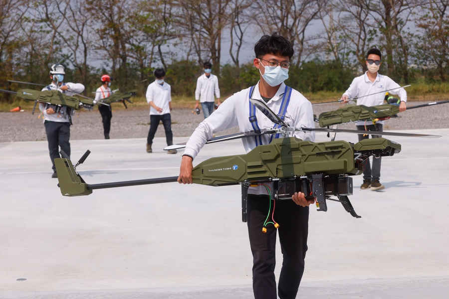 Η Ταϊβάν χτίζει τη δική της «βιομηχανία drones» απέναντι στην Κίνα