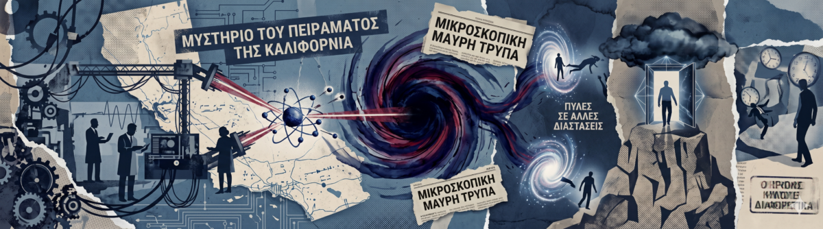 Το μυστήριο του πειράματος της Καλιφόρνια: Δημιούργησε «μαύρη τρύπα» στο εργαστήριο και ξύπνησε τρομακτικές θεωρίες