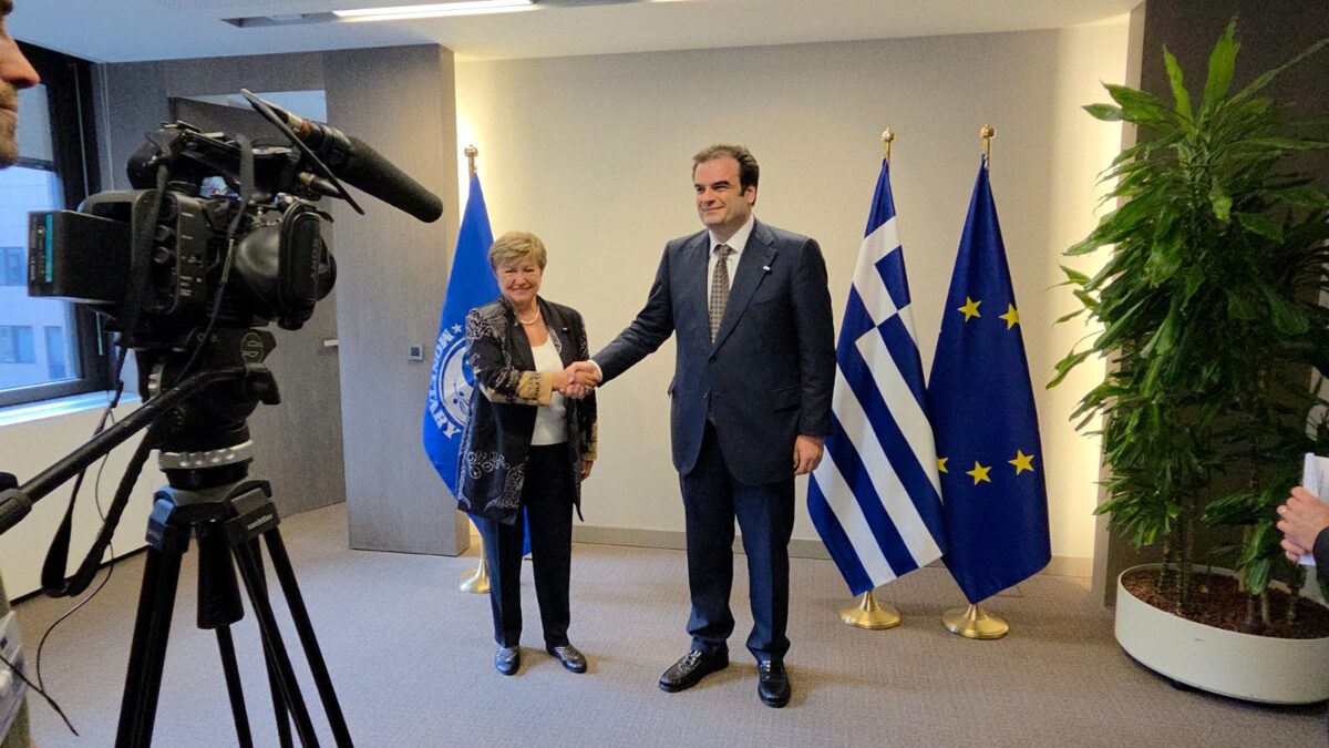 Γκεοργκίεβα (ΔΝΤ): «Συγχαρητήρια στην Ελλάδα για όσα έχει πετύχει – Συγκαταλέγεται στις κορυφαίες οικονομίες της Ευρώπης»