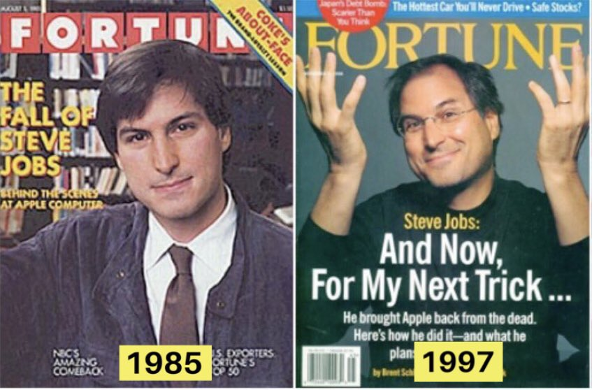 Η Apple σώζεται με την επιστροφή του Steve Jobs