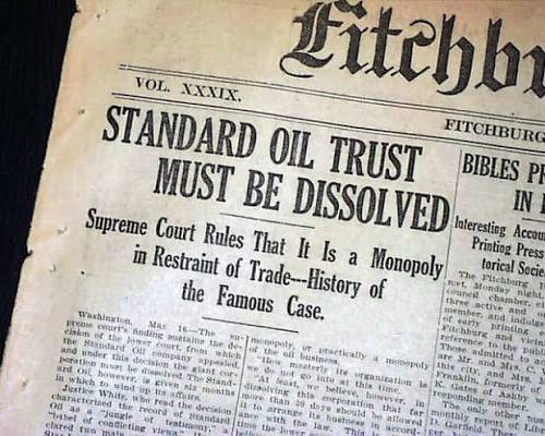 Η Standard Oil διασπάται και αλλάζει τον καπιταλισμό