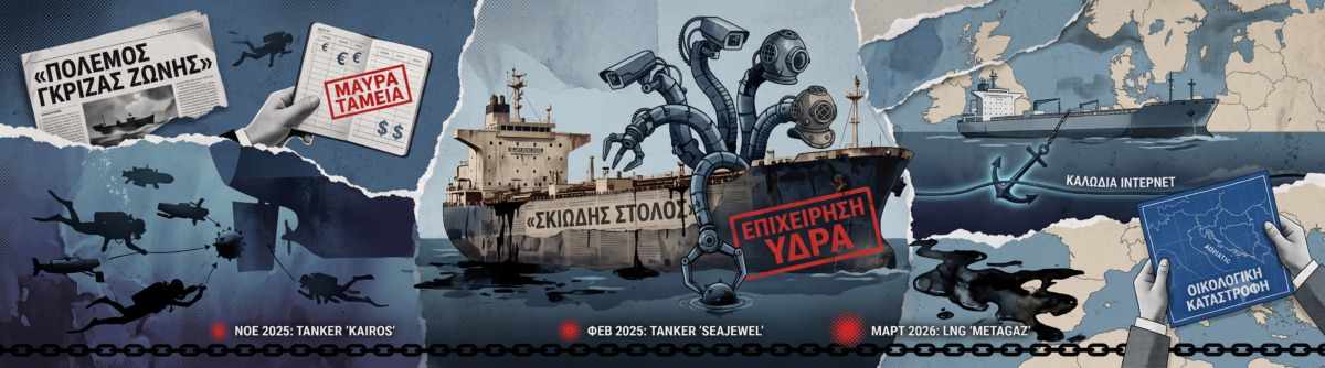 «Επιχείρηση Ύδρα»: Ο Αόρατος πόλεμος Δύσης με την Ρωσία μπροστά στην πόρτα μας στον βυθό της Μεσογείου
