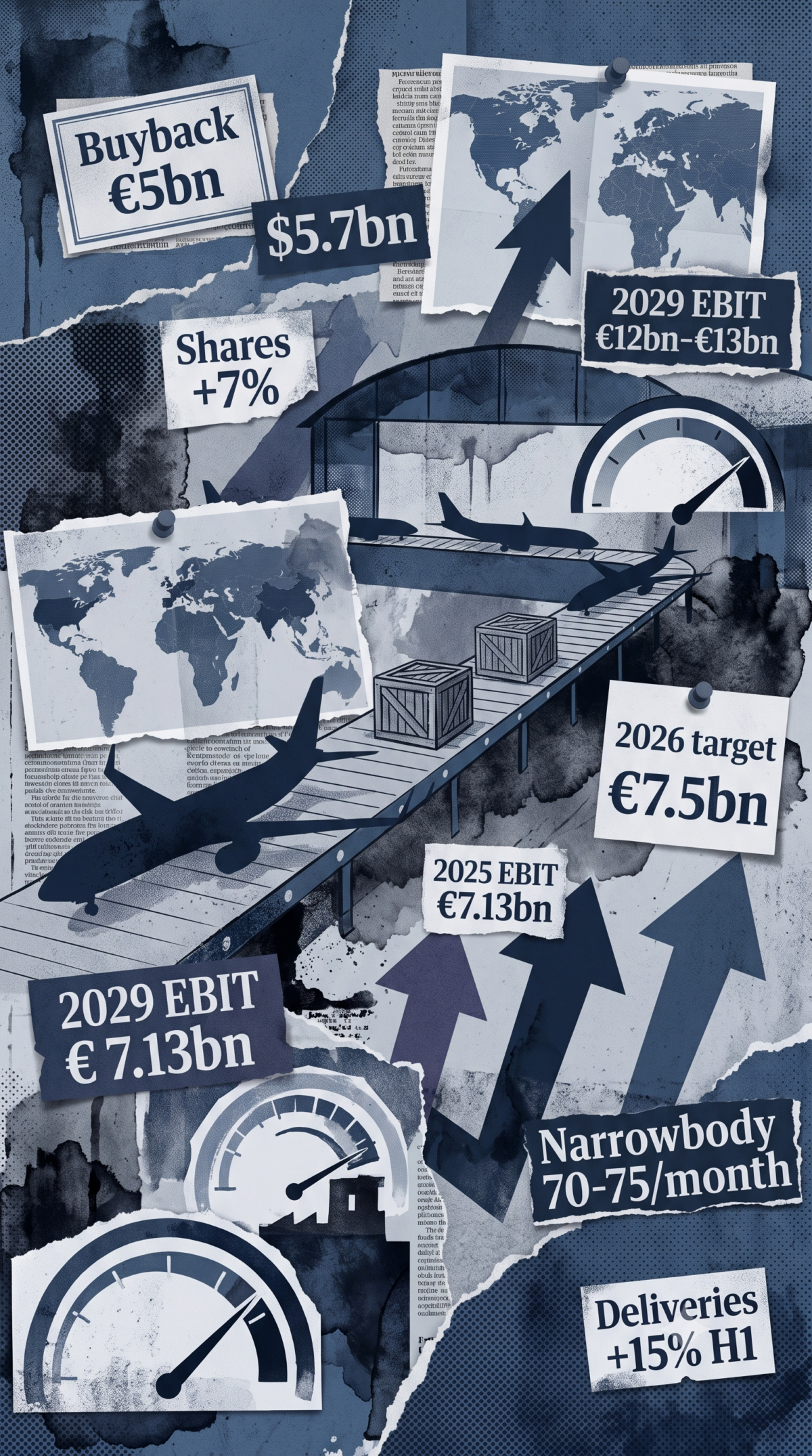 Η Airbus αγοράζει πίσω μετοχές για να πουλήσει εμπιστοσύνη στην παραγωγή