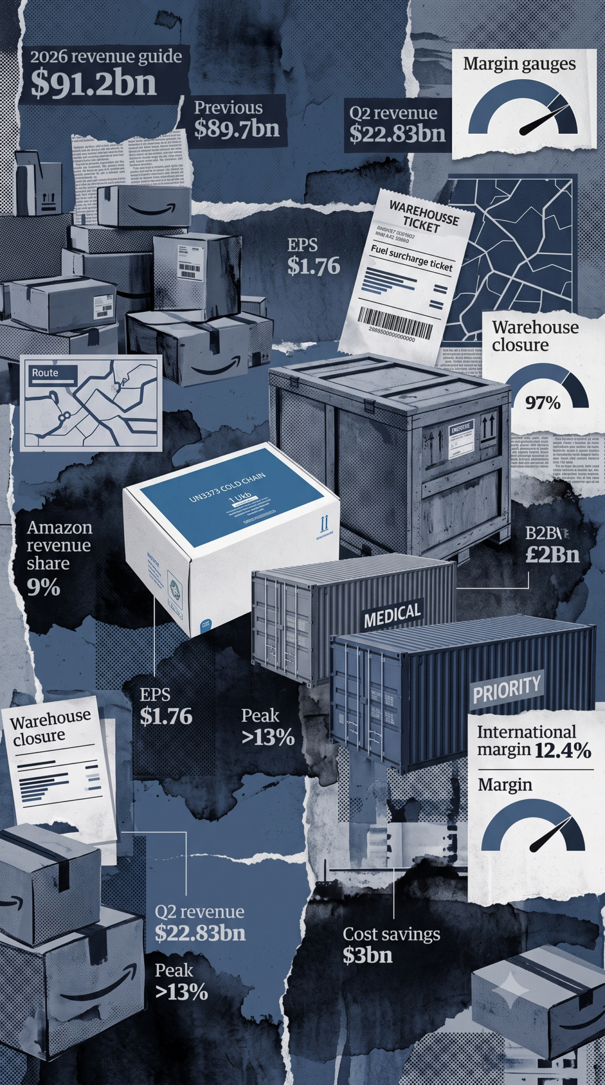 Η UPS έκοψε Amazon και βρήκε πιο ακριβό δέμα