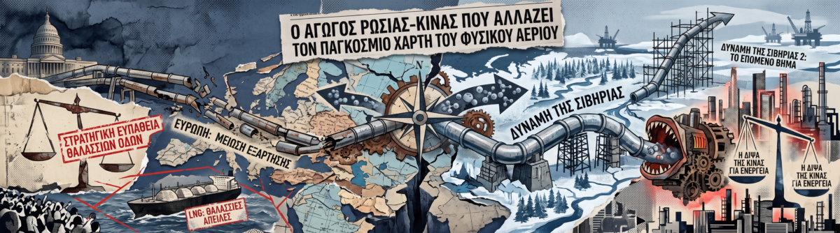 Ο αγωγός Ρωσίας – Κίνας που αλλάζει τον παγκόσμιο χάρτη του φυσικού αερίου