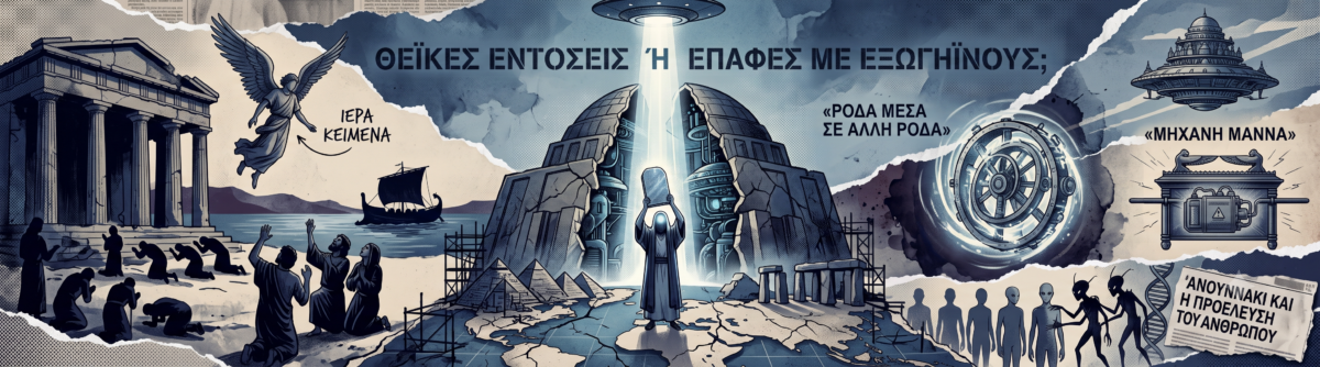Τα αρχαία μηνύματα που ίσως δεν προέρχονταν από θεούς – Οι θεωρίες για εξωγήινες επαφές που κρύβονται στα ιερά κείμενα