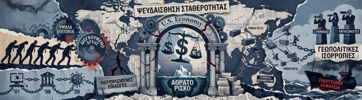 Το αόρατο ρίσκο: Πώς η αμερικανική οικονομία αναδιαμορφώνει τις παγκόσμιες γεωπολιτικές ισορροπίες