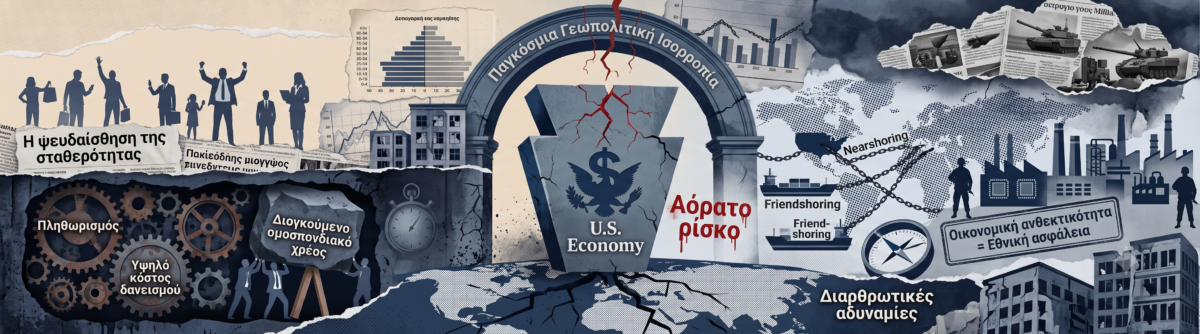 Το αόρατο ρίσκο: Πώς η αμερικανική οικονομία αναδιαμορφώνει τις παγκόσμιες γεωπολιτικές ισορροπίες