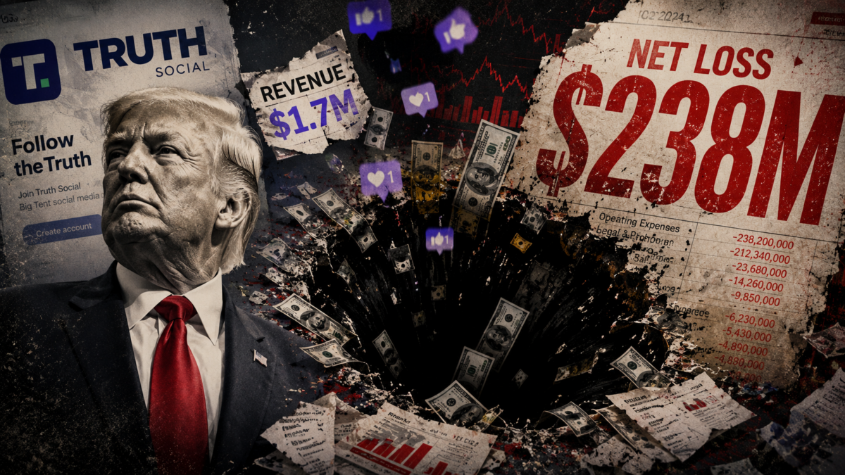 Η άβολη «αλήθεια» του Truth Social: Η Trump Media των δισεκατομμυρίων έβγαλε μόλις $1,7 εκατoμμύρια