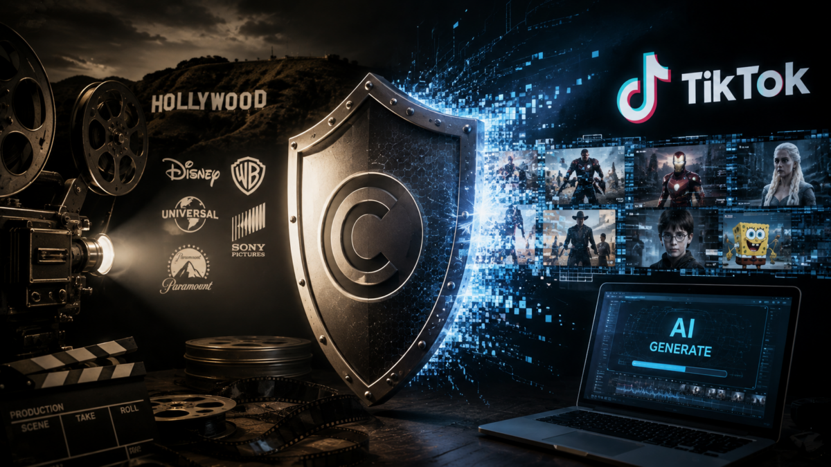 Το Hollywood βάζει copyright μέσα στην AI: Η συμφωνία με το Tik Tok σταματά τα αντίγραφα πριν γεννηθούν