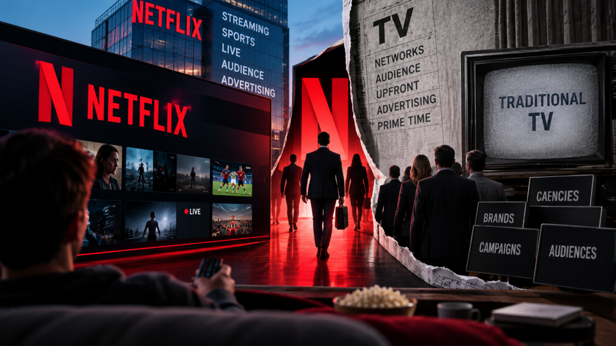 Το Netflix γίνεται αυτό που κάποτε ήρθε να ανατρέψει: Η τηλεόραση επιστρέφει από την πίσω πόρτα και οι διαφημιστές ακολουθούν
