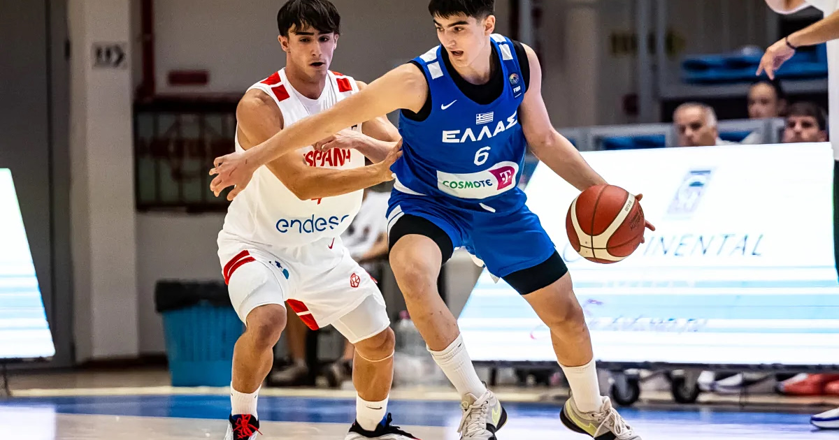 Εθνική Παίδων: Δράμα με την Ισπανία στο Eurobasket U16