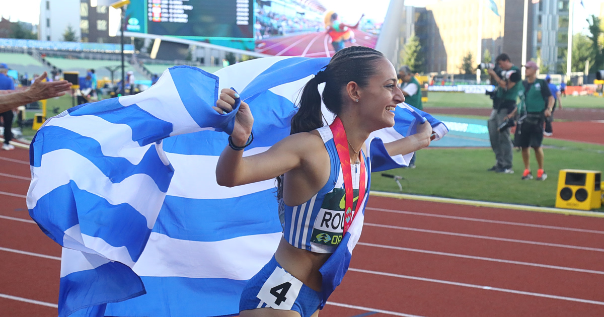 Ασημένιο για Ρούσσου! Έγραψε ιστορία στον στίβο Κ20!
