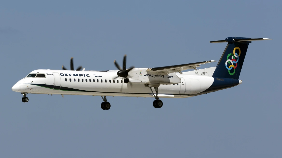 Αναγκαστική επιστροφή πτήσης της Olympic Air στη Ρόδο λόγω ένδειξης δυσλειτουργίας σε κινητήρα – Η ανακοίνωση της Aegean