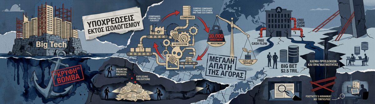 Γιατί η Wall Street αγνοεί την «κρυφή» βόμβα πίσω από την τεχνητή νοημοσύνη – Τι προκαλεί φόβο στους επενδυτές