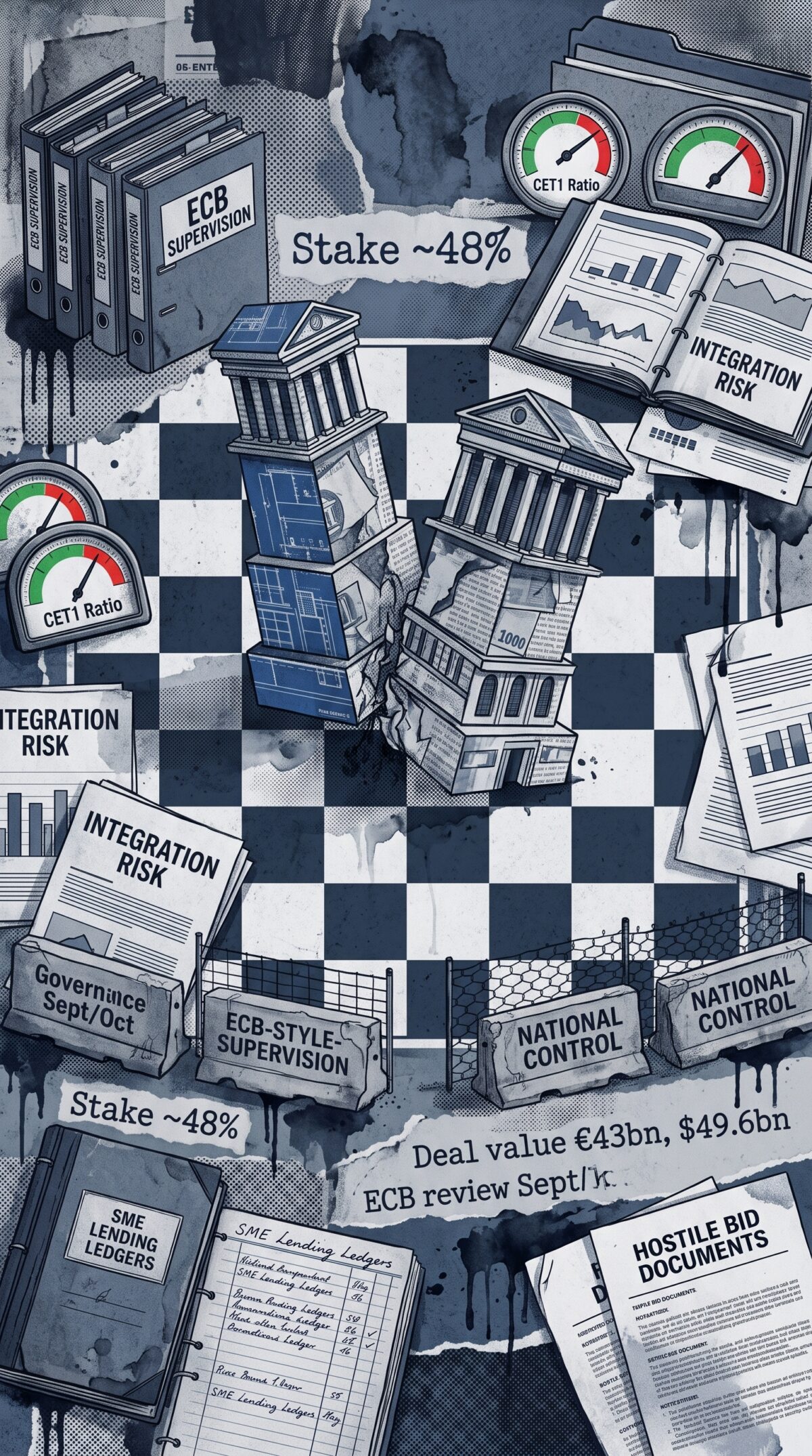 Η ECB ανοίγει την πόρτα στην πιο πολιτική τραπεζική εξαγορά της Ευρώπης