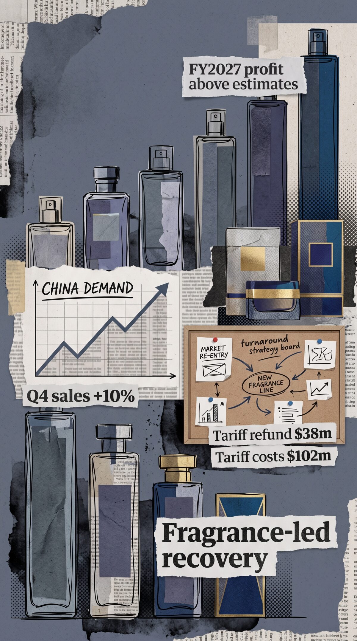 Η Estée Lauder ξαναχτίζει πολυτέλεια πάνω στα αρώματα