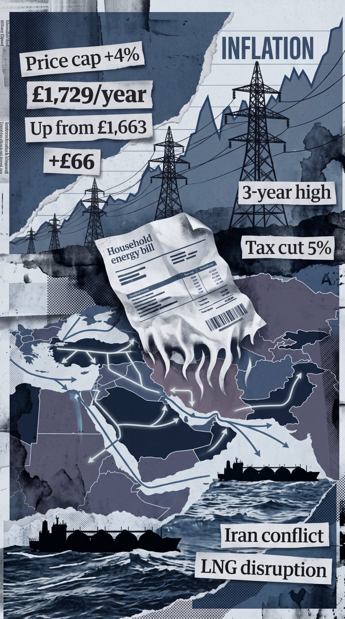 Η βρετανική ενεργειακή ανακούφιση λιώνει πριν φτάσει στον λογαριασμό