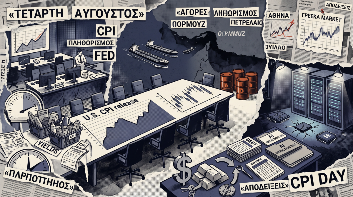 Τι προβλέπουν τα άστρα για σήμερα Τετάρτη 12.08.2026 – CPI day, Ορμούζ και AI που ζητά άδεια από τη Fed