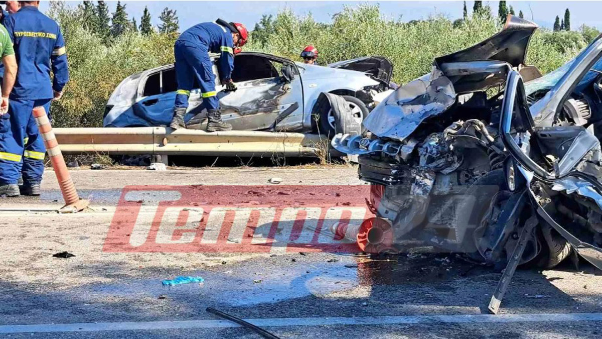 Νεκρός και βαριά τραυματίας σε μετωπική σύγκρουση στην Κάτω Αχαΐα