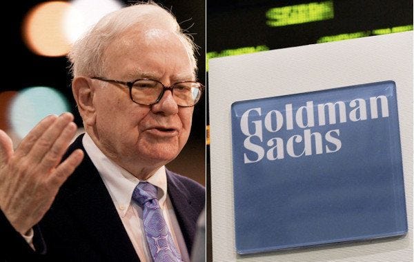 Ο Buffett βάζει 5 δισ. στη Goldman Sachs
