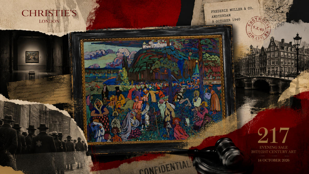 Kandinsky $30 εκατ. με σκιές από τους Ναζί: Η σκοτεινή διαδρομή ενός «πολύχρωμου» πίνακα που καταλήγει σε δημοπρασία