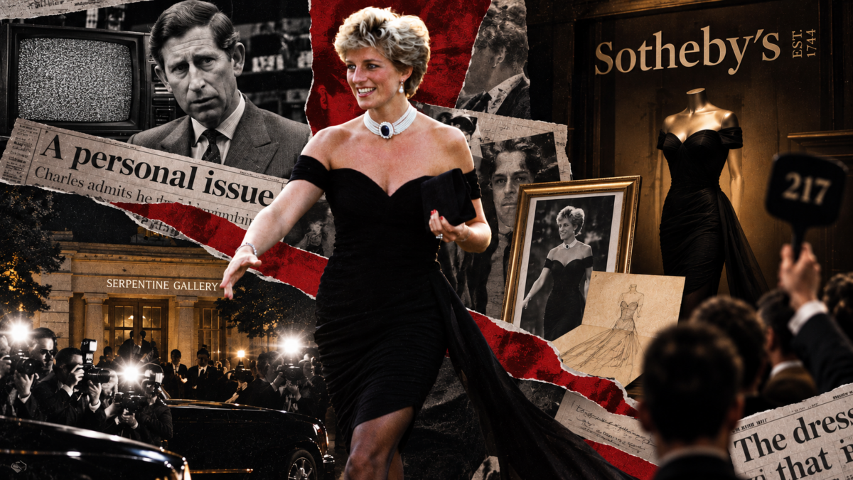 Το «revenge dress» της Diana επιστρέφει: Μια απιστία το έκανε σύμβολο, τώρα μπορεί να πιάσει $300.000