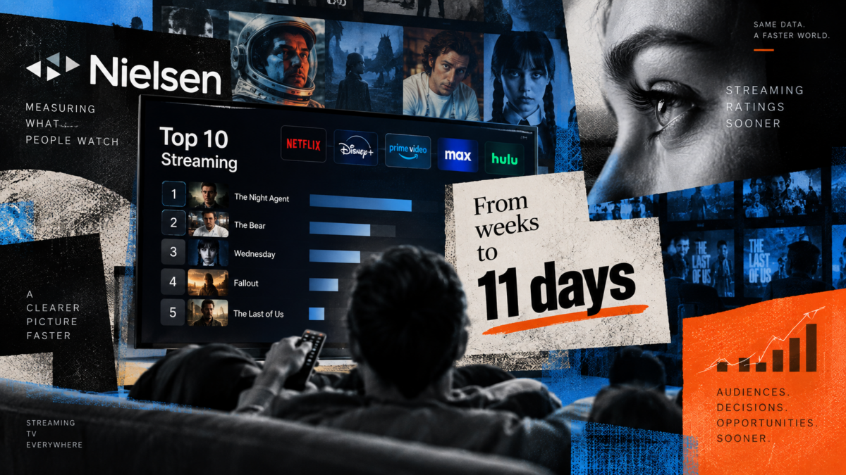 Η Nielsen πατάει fast-forward στο streaming: Τα Top 10 έρχονται σε 11 ημέρες