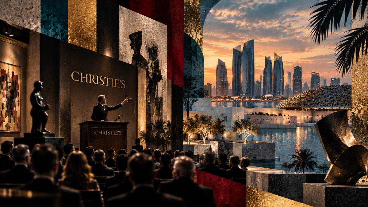 Οι Christie’s ανοίγουν δεύτερη πόρτα στα Εμιράτα: Πρώτη δημοπρασία τέχνης στο Άμπου Ντάμπι