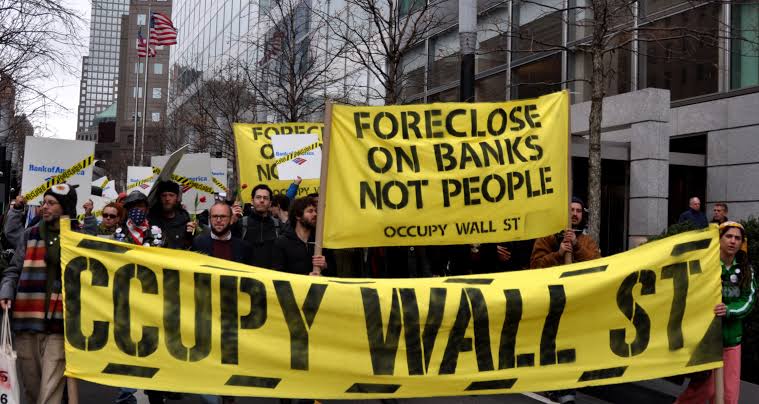 Το Occupy βάζει την ανισότητα στη Wall Street
