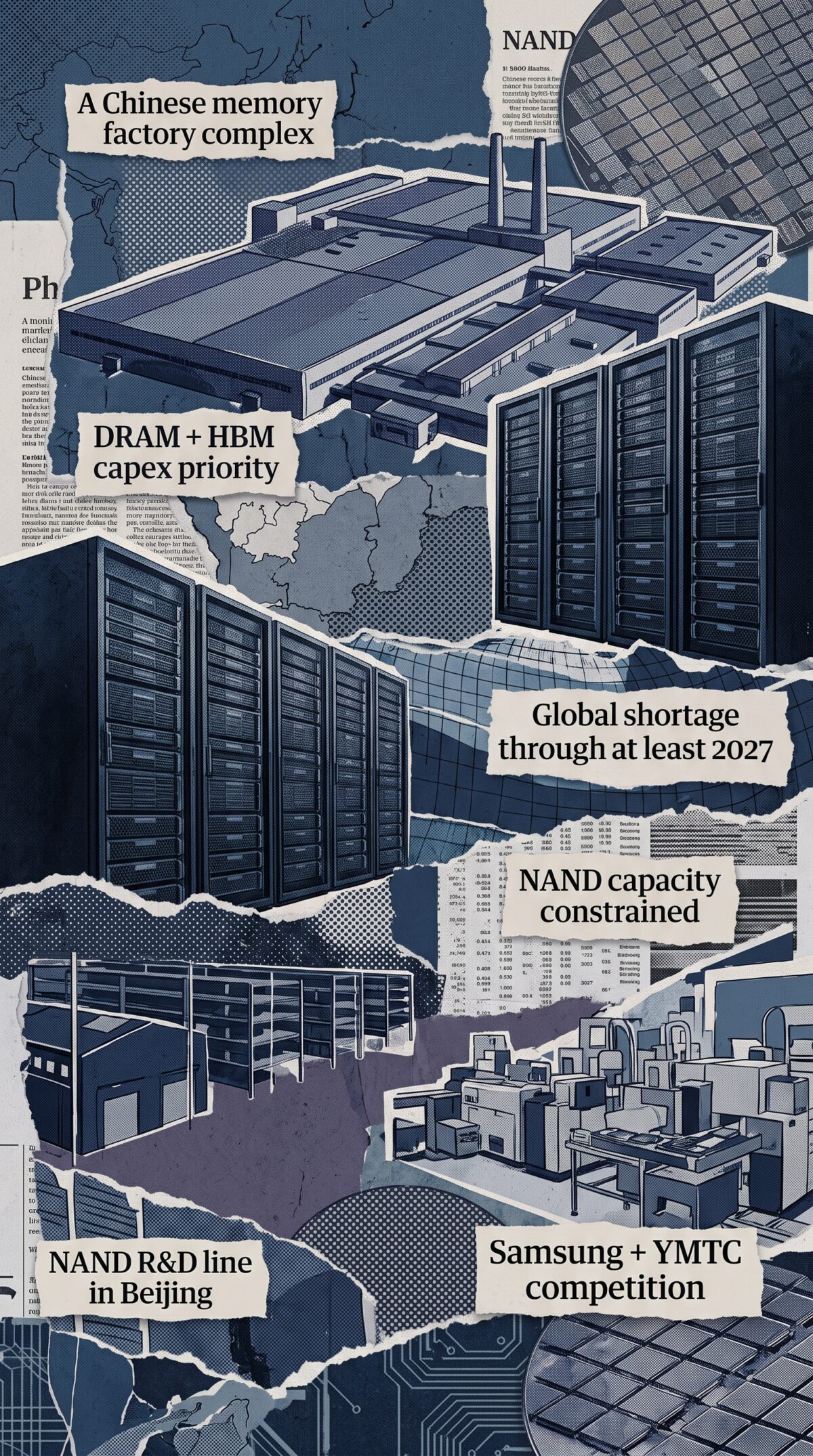 Η CXMT μπαίνει στο NAND επειδή η AI άδειασε τις αποθήκες