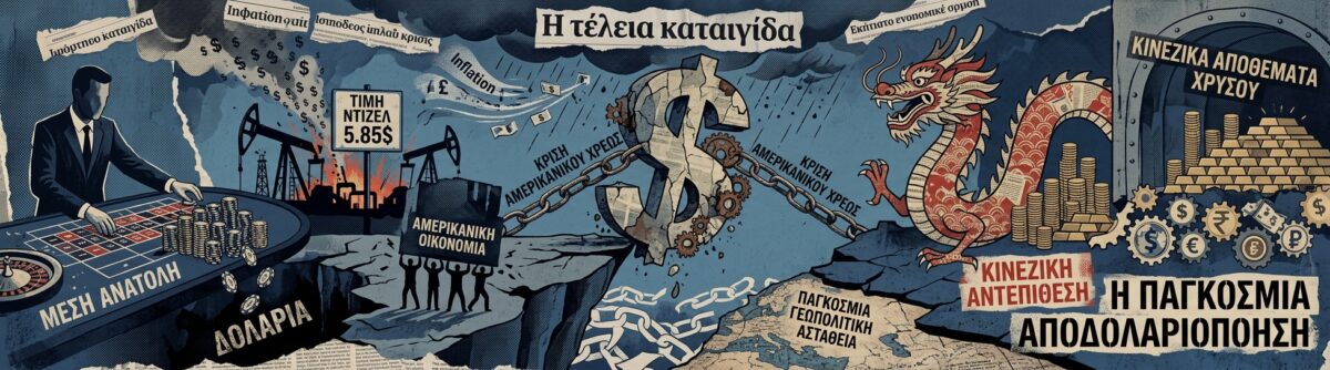 Η τέλεια καταιγίδα: Πώς πληθωρισμός, χρέος και Κίνα γκρεμίζουν την κυριαρχία του δολαρίου