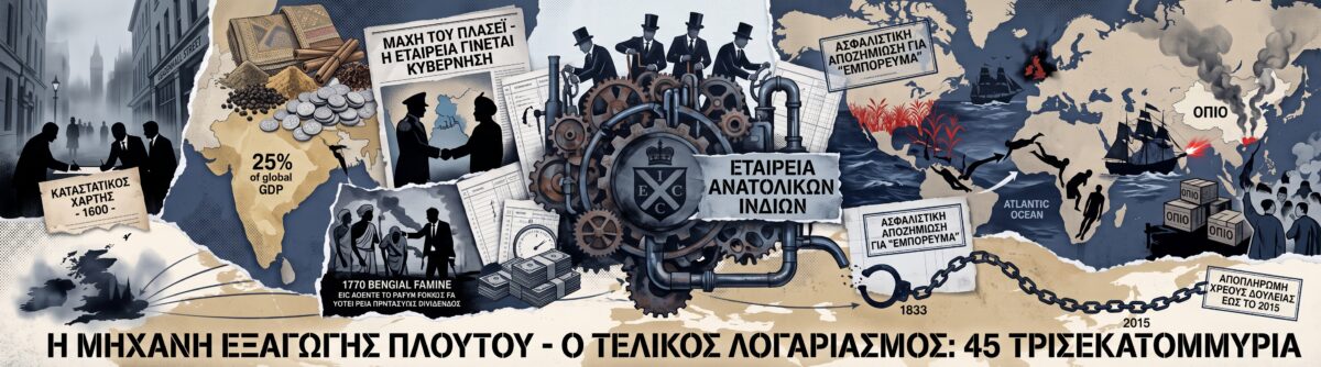 Ο κρυφός μηχανισμός της Βρετανικής Αυτοκρατορίας και η εταιρεία που λεηλάτησε τον πλανήτη