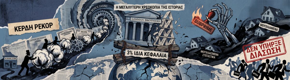 Πώς κατέρρευσε η Lehman Brothers μέσα σε εννέα μήνες: Από τα κέρδη-ρεκόρ στη μεγαλύτερη χρεοκοπία της ιστορίας