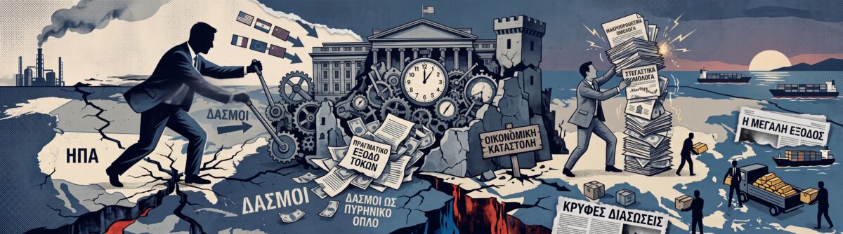 Το μεγάλο παιχνίδι του Τραμπ με τους δασμούς – Η βόμβα του χρέους και η Fed