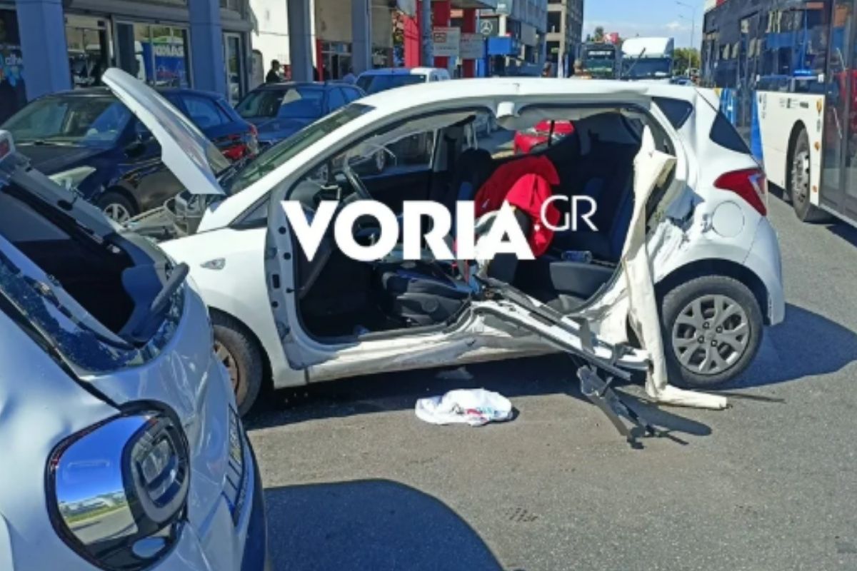 Θεσσαλονίκη: Επιληπτική κρίση στο τιμόνι προκάλεσε τροχαίο – Παρέσυρε τρία αυτοκίνητα και μηχανάκι