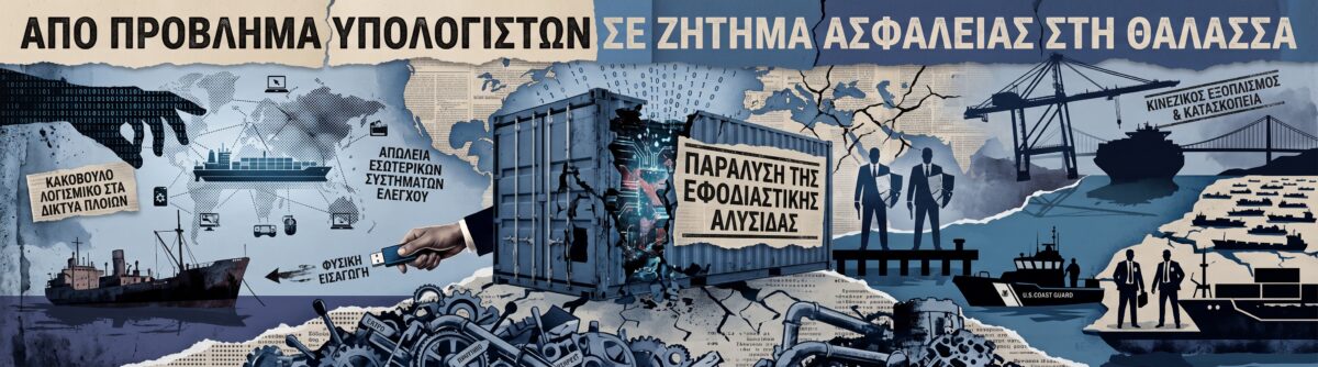 Χάκερ βάζουν στο στόχαστρο πλοία και λιμάνια: Πώς μια κυβερνοεπίθεση μπορεί να προκαλέσει σοβαρό ναυτικό ατύχημα