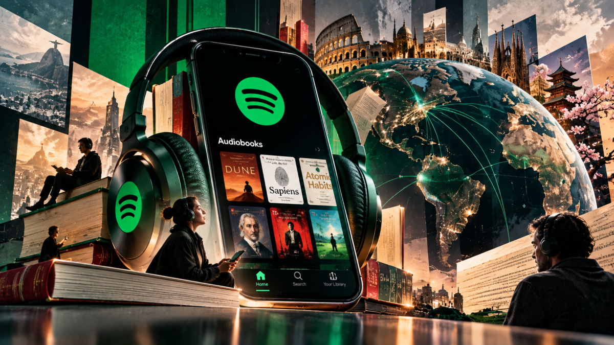 Το Spotify γράφει το επόμενο κεφάλαιο: Audiobooks σε πάνω από 180 αγορές