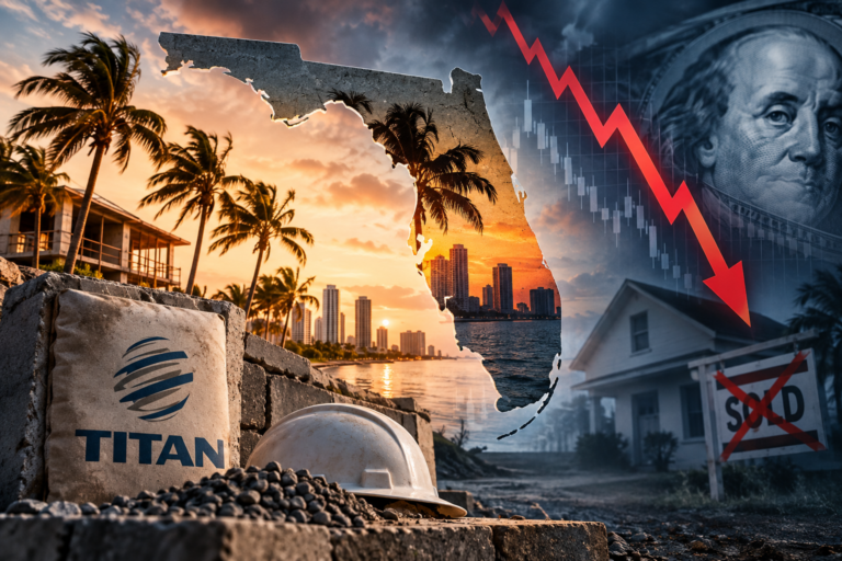 TITAN: Η Φλόριντα φρενάρει την Titan America. Τι κοστίζουν στον ΤΙΤΑΝα το δολάριο και το στεγαστικό του 7,4%