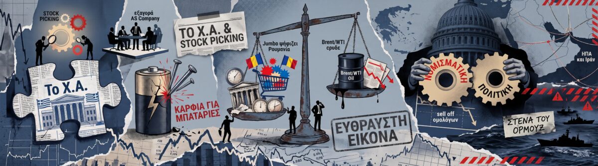 Το Χ.Α. και το stock picking, τα καρφιά Εξάρχου για τις μπαταρίες, οι συζητήσεις της AS Company για εξαγορά και η Jumbo ψηφίζει Ρουμανία
