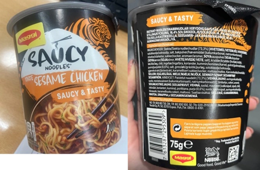 ΕΦΕΤ: Ανάκληση noodles Maggi λόγω ελλιπούς ελληνικής επισήμανσης – Κίνδυνος για αλλεργικούς