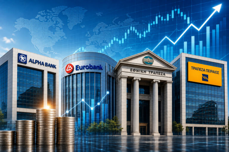 Optima Bank: «Βλέπει» κέρδη 1,26 δισ. ευρώ για τις τέσσερις τράπεζες – Οι τιμές-στόχοι και οι προβλέψεις