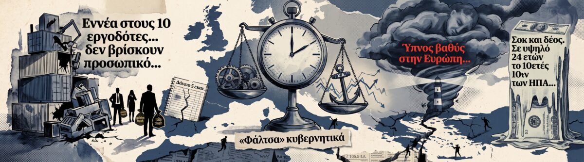 Εγκλωβισμοί στο Χ.Α., κυβερνητικά φάλτσα στο Μαξίμου και η ενεργειακή καταιγίδα στην Ευρώπη