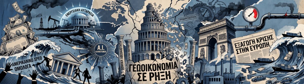 Η παγκόσμια γεωοικονομία σε ρήξη –  Το αμερικανικό χρέος, η τεχνητή νοημοσύνη και η ευρωπαϊκή αδυναμία