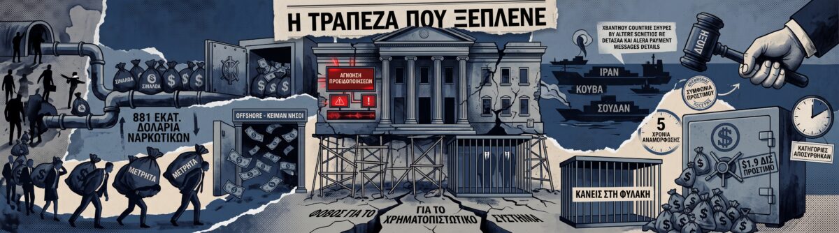 Η τράπεζα που ξέπλενε τα χρήματα των καρτέλ και κανείς δεν πήγε φυλακή – Πώς η HSBC απέφυγε την καταδίκη